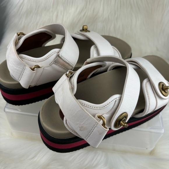 COACH TRAIL PLATFORM SANDALS SIZE 9B WOMANS - Picture 4 of 13